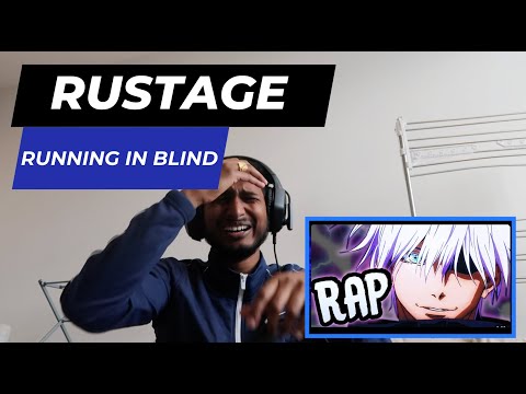 GOJO RAP | "Running in Blind" | RUSTAGE ft. McGwire [JJK] REACTION | HE IS ACTUALLY TOO COLD BRUV