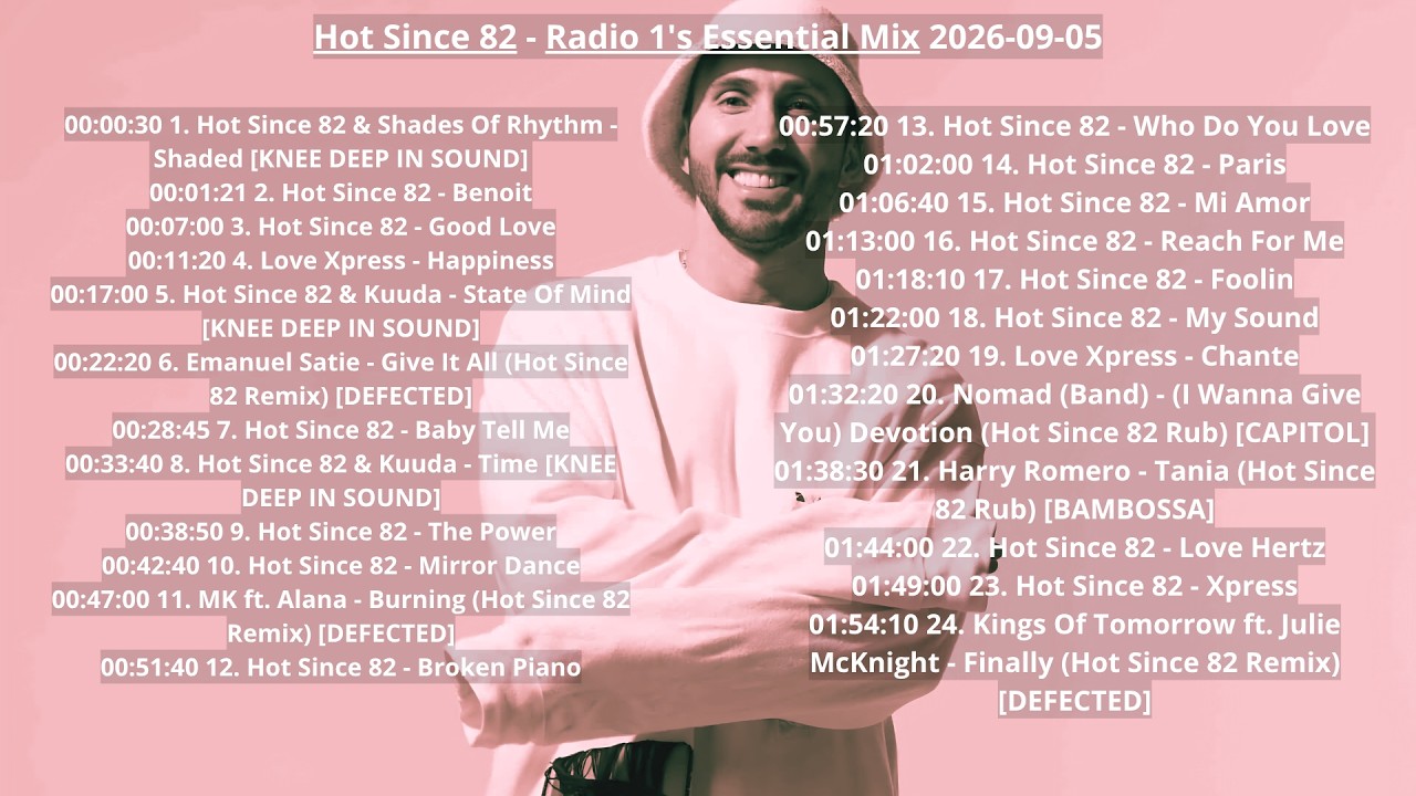 Hot Since 82 - Radio 1's Essential Mix 2026-09-05 with tracklist