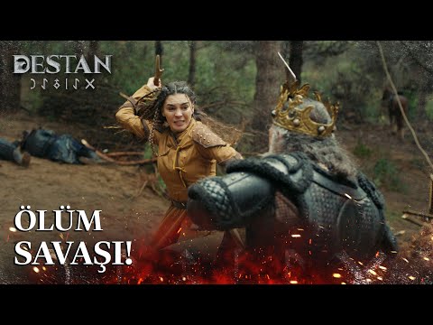 Akkız ve Alpagu Han ölümüne savaşıyor! - Destan 14. Bölüm