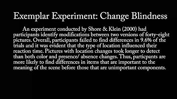 UNC PSYC 230: Change Blindness
