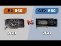 RX 560 2GB VS GTX 680 2GB Benchmark