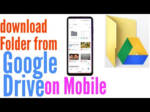 How to download folder from google drive mobile