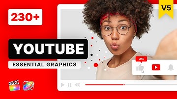 Youtube Essential Library v5 Template | Pack for Final Cut
