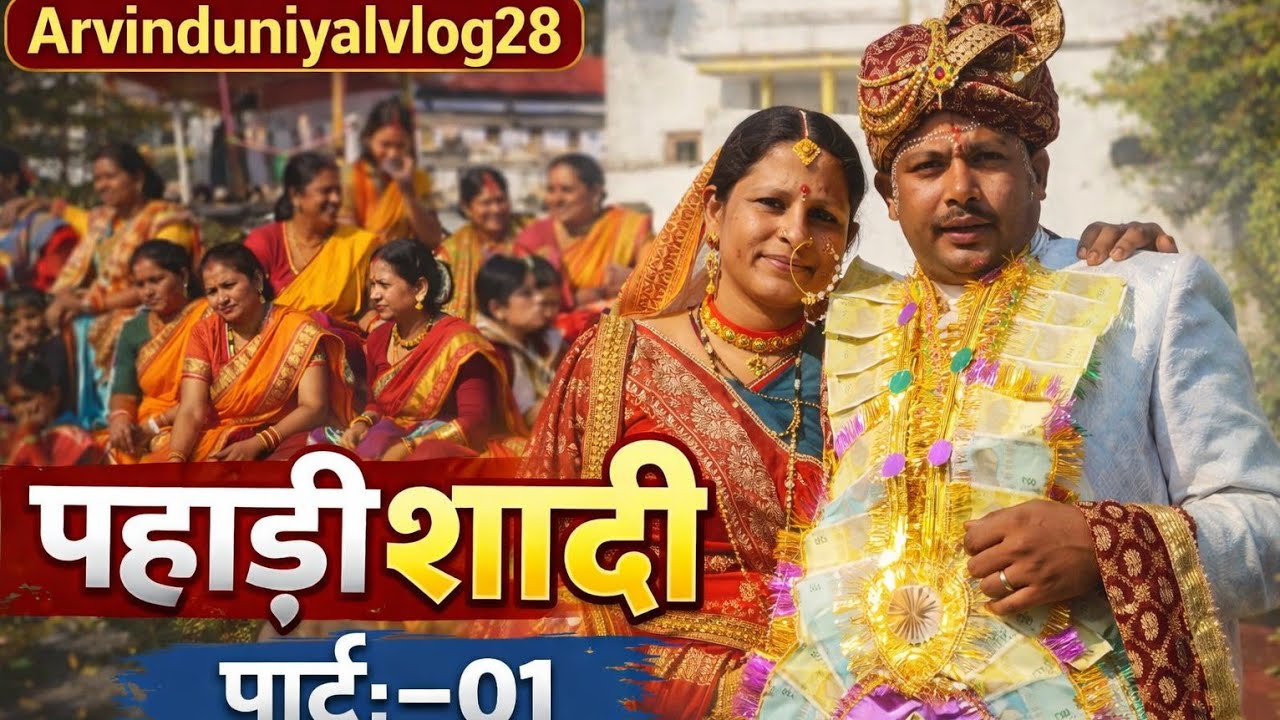 🏔️ पहाड़ी शादी Vlog | रीति-रिवाज़, संस्कृति और खुशियों का संगम इस vlog में देखिए पहाड़ की शादी 