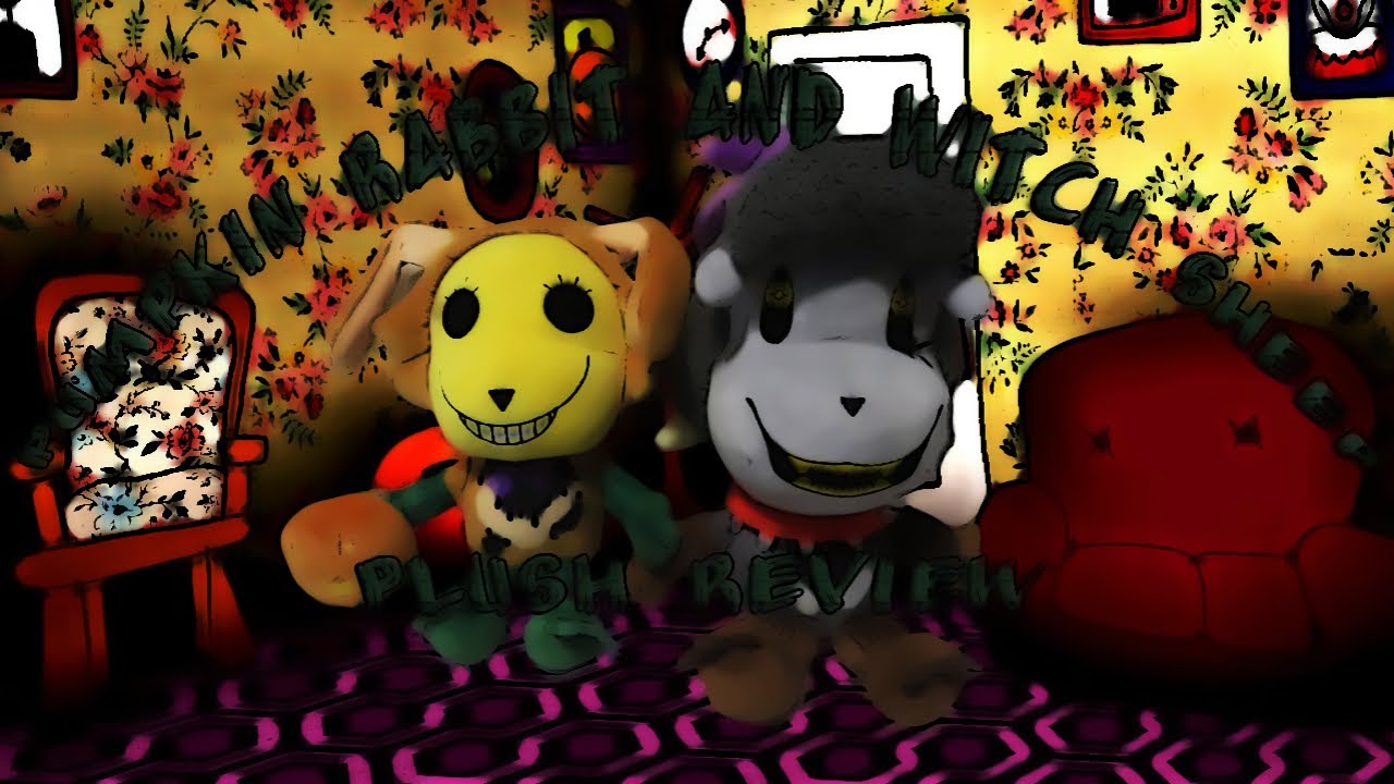Pumpkin rabbit and witch sheep plush review - YouTube
