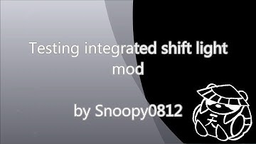 Integrated Shift Light Sample