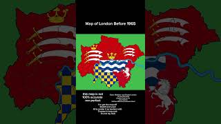 Map of Greater London before 1965 #London #Middlesex #england #mapping #gloucestershire