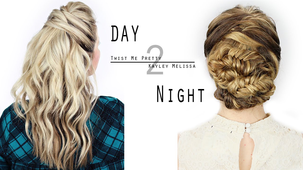 Day to Night Hairstyle with Kayley Melissa - Twist Me Pretty