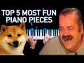 Top 5 most fun piano pieces