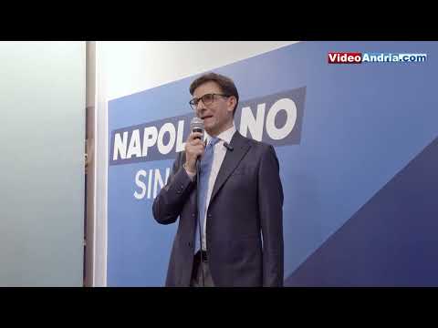 Video Andria: inaugurata la nuova sede del comitato elettorale di Sabino Napolitano (candidato Sindaco)