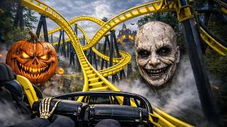 Halloween Roller Coaster 360° VR 🎃 Extreme Jump Scare Ride