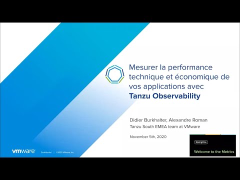 Mesurer la performance technique et économique de vos applications avec Tanzu Observability