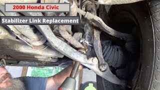 Install stabilizer link 2000 Honda Civic EX