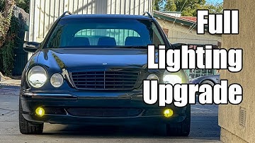 Full LED Lighting Upgrade On My Mercedes W210 Wagon