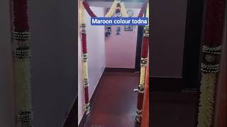 maroon colour todna#diy #malligeflowers #trending #d Boss trending song