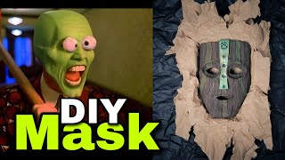 How to make The Mask from Cardboard | No clay