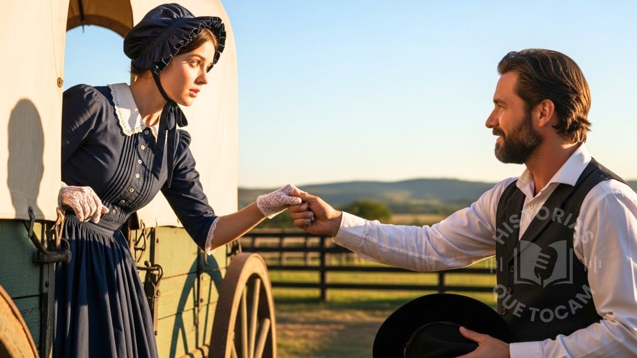 A NOIVA ESTAVA COM MEDO DEMAIS PARA DESCER DA CARROÇA… MAS O FAZENDEIRO FEZ ALGO QUE MUDOU TUDO.