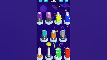 #nutsort hard blind level 336 challenge complete