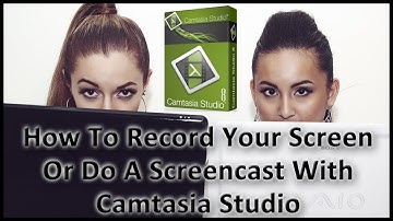 How To Record Your Screen Or Do A Screencast With Camtasia Studio 8