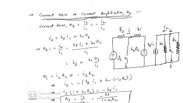Analyzing Two Port Network using Hybrid Model (Part 2)
