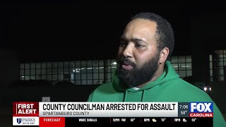 Spartanburg County councilman speaks out after arrest