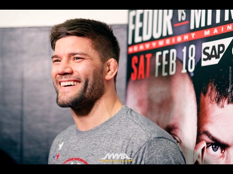 Josh Thomson Bellator 172 Open Workout Scrum