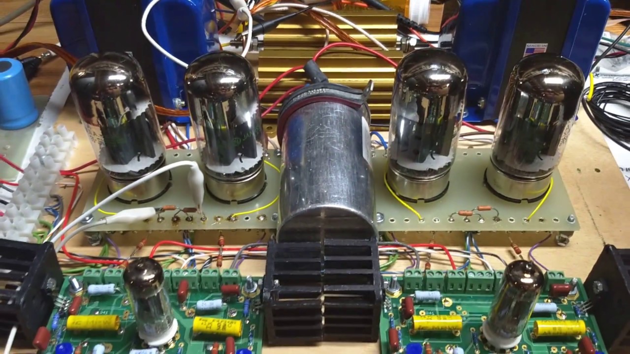 75 watt per channel triode mode tube amp prototype YouTube