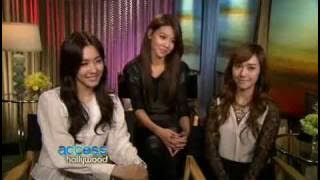 111117 Tiffany Jessica Sooyoung SNSD - Interview @  Access Hollywood