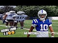 Indy colts full rookie minicamp highlights adonai mitchell first look getting reps in camp 