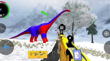 Wild Animal Hunter 3D - Dinosaur Hunter Game - Android Gameplay #1074