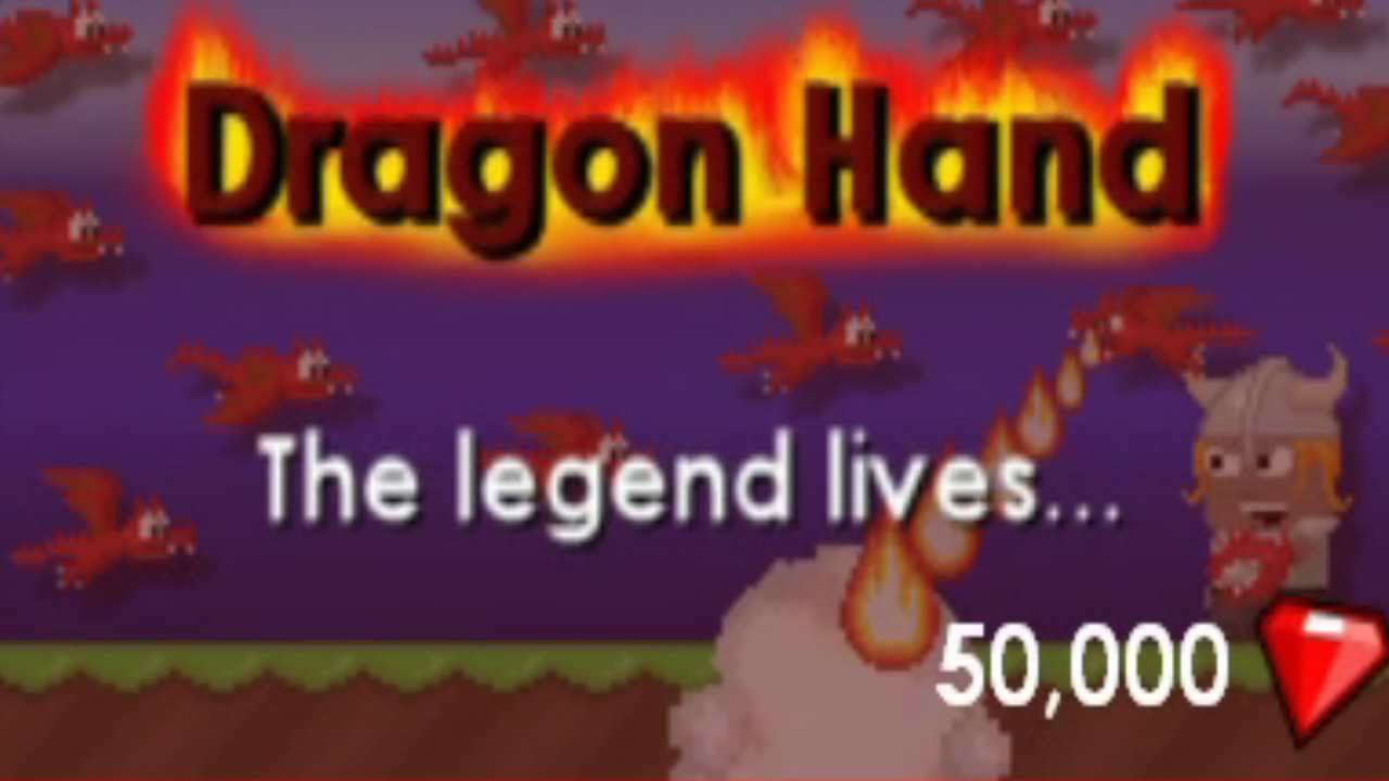Growtopia Dragon Update - 50,000 GEMS!