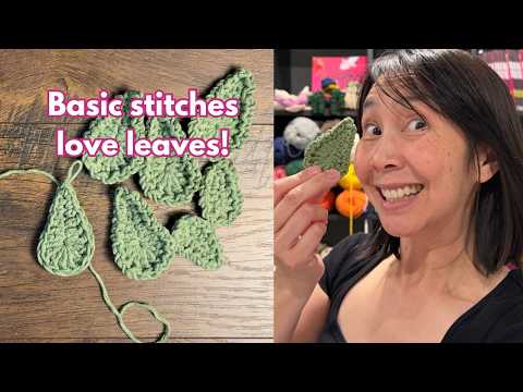 How to Crochet a Simple Leaf