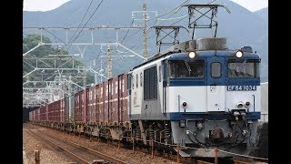 JR貨物 貨物列車 3075レ EF64 1034