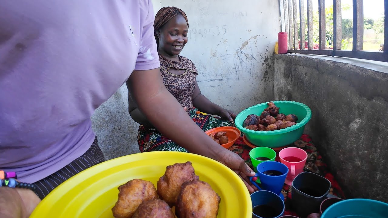 Preparando Bolinho de Chuva