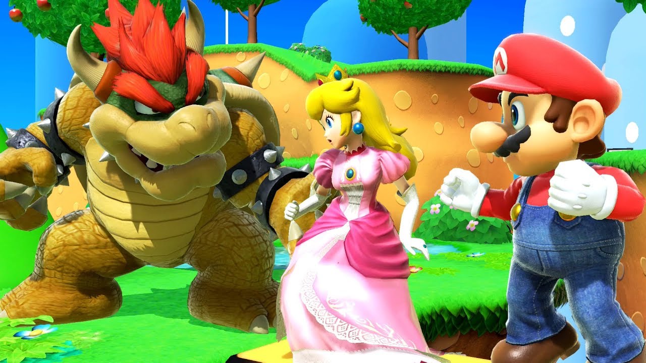 Bowser Attacks Princess Peach! Super Smash Bros Ultimate Movie YouTube