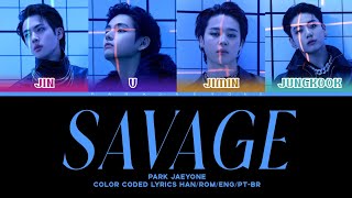 How Would Bts Vocal Line Sing Savage Aespa Color Coded Lyrics Hanromengpt-Br Park Jaeyone