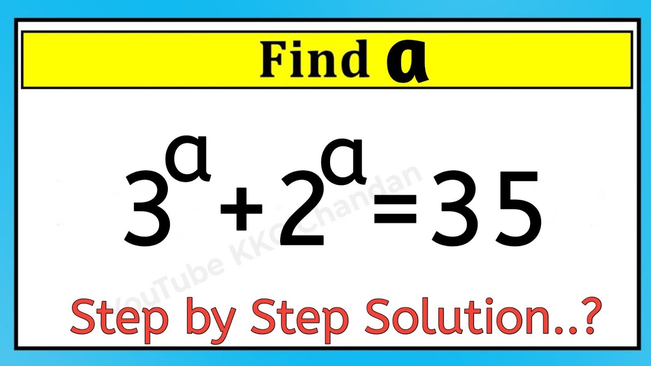 Can YOU Solve This Exponential Equation Like a USA Math Olympiad ...