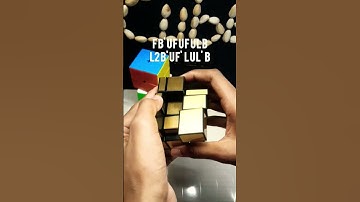 I TRIED TO MAKE PEAK PATTERN IN 3X3 MIRROR CUBE 😱🥶😱 #shorts #like #trending #subscribe #rubikscube