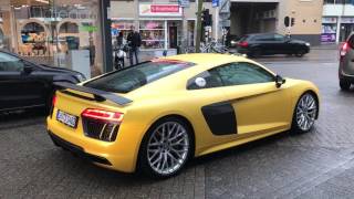 Audi R8 V10 Plus revvs by Estefano Sangoer 2,034 views 7 years ago 26 seconds