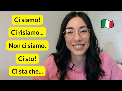 10 essential Italian phrases for informal conversation (with verbs ESSERCI, STARCI) (Subtitles)