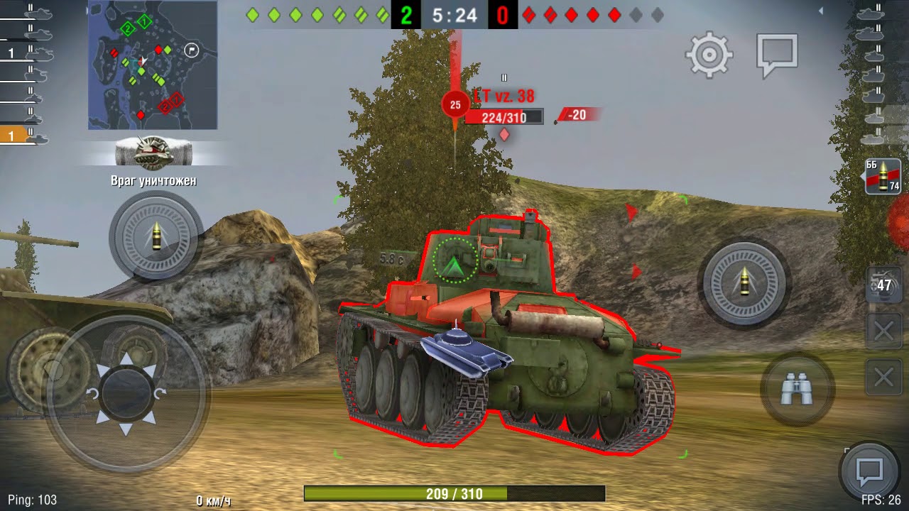 Играем в WOT (WORLD OF TANKS)