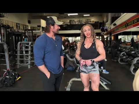Mike O'Hearn Back Training With Aksana Yukhno