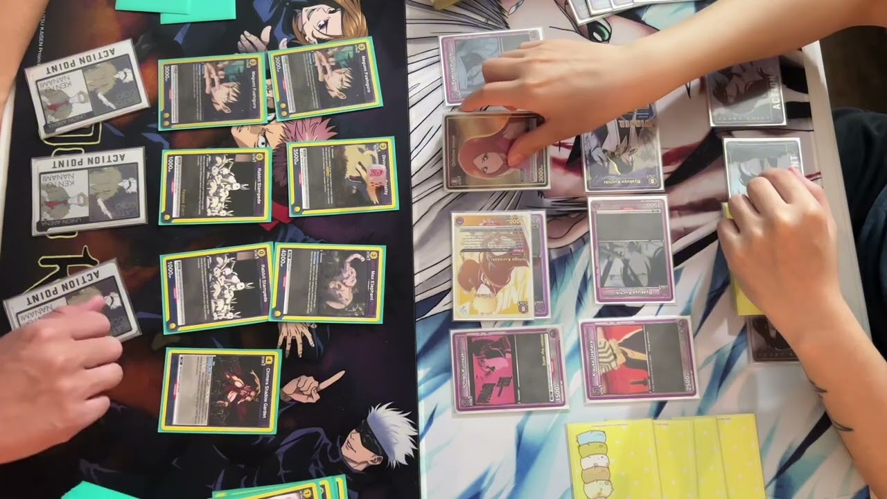 Union Arena - JJK Megumi Vs. Bleach Byakuya Gameplay