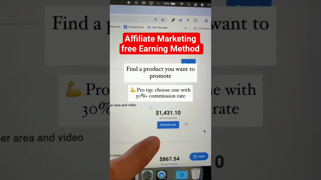 Affiliate Marketing free Method #affiliatemarketing #shorts