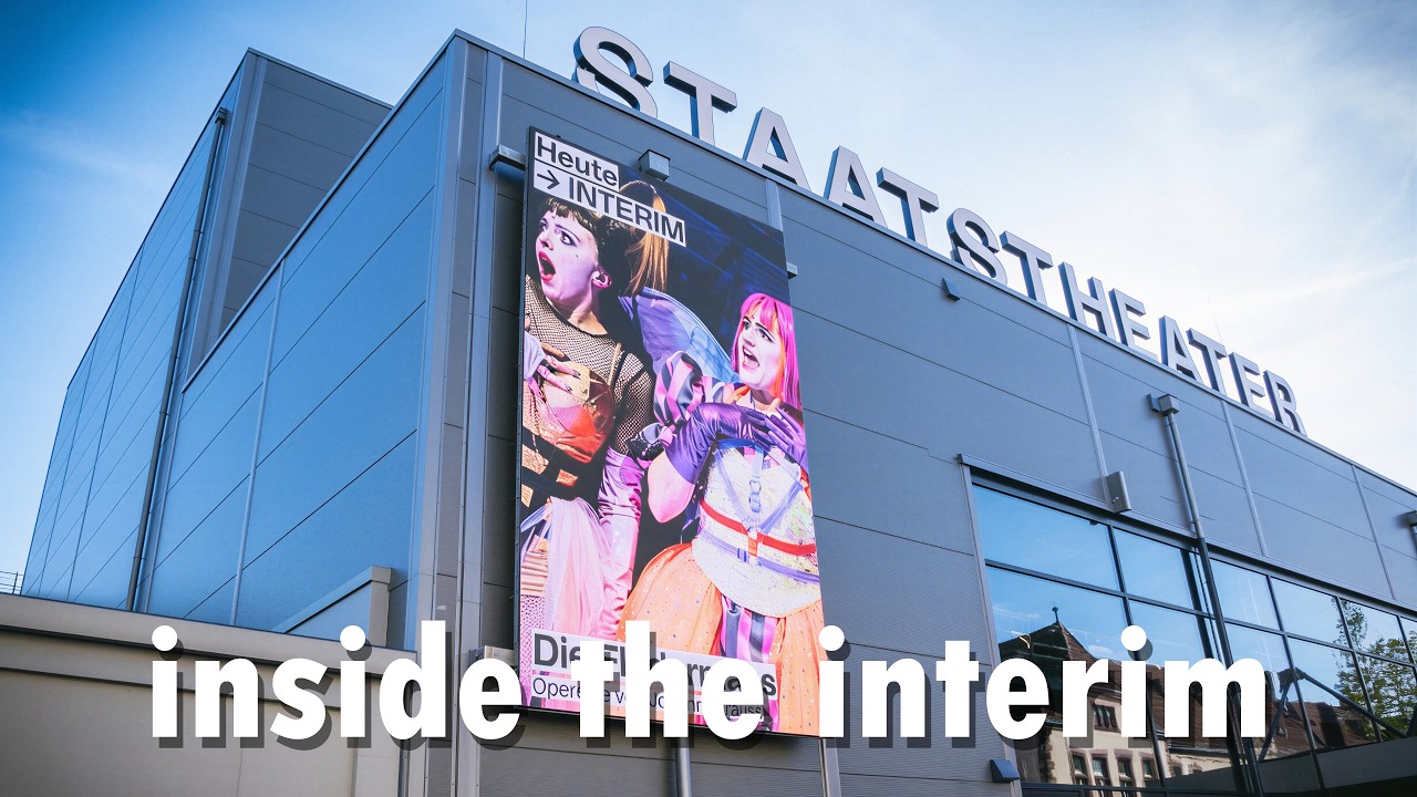An evening at the opera in Kassel's industrial Interim theater