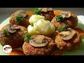 Грибной шницель. Простой и очень вкусный рецепт.