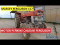 🚜 Arranco y explico el tractor MASSEY FERGUSON 157: Componentes, arranque y DINÁMICA🛠️