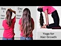 See i turned my thin hair to thick hair in 20 days  yoga for hair growth  long hair stop hairfall
