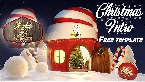 #238 | Free Template Here | Christmas Intro | New After Effects Template | Template Hub