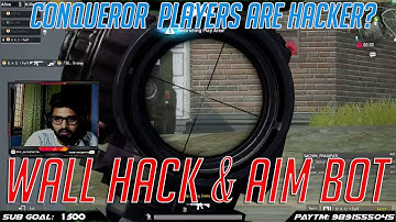 Pubg Mobile hacker | Wall Hack, Aim Bot,High Jump Hack,Speed Hack,  hacker killed my squad